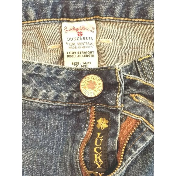 Lucky Brand Lody Straight Regular Length 14/32 - Picture 5 of 6